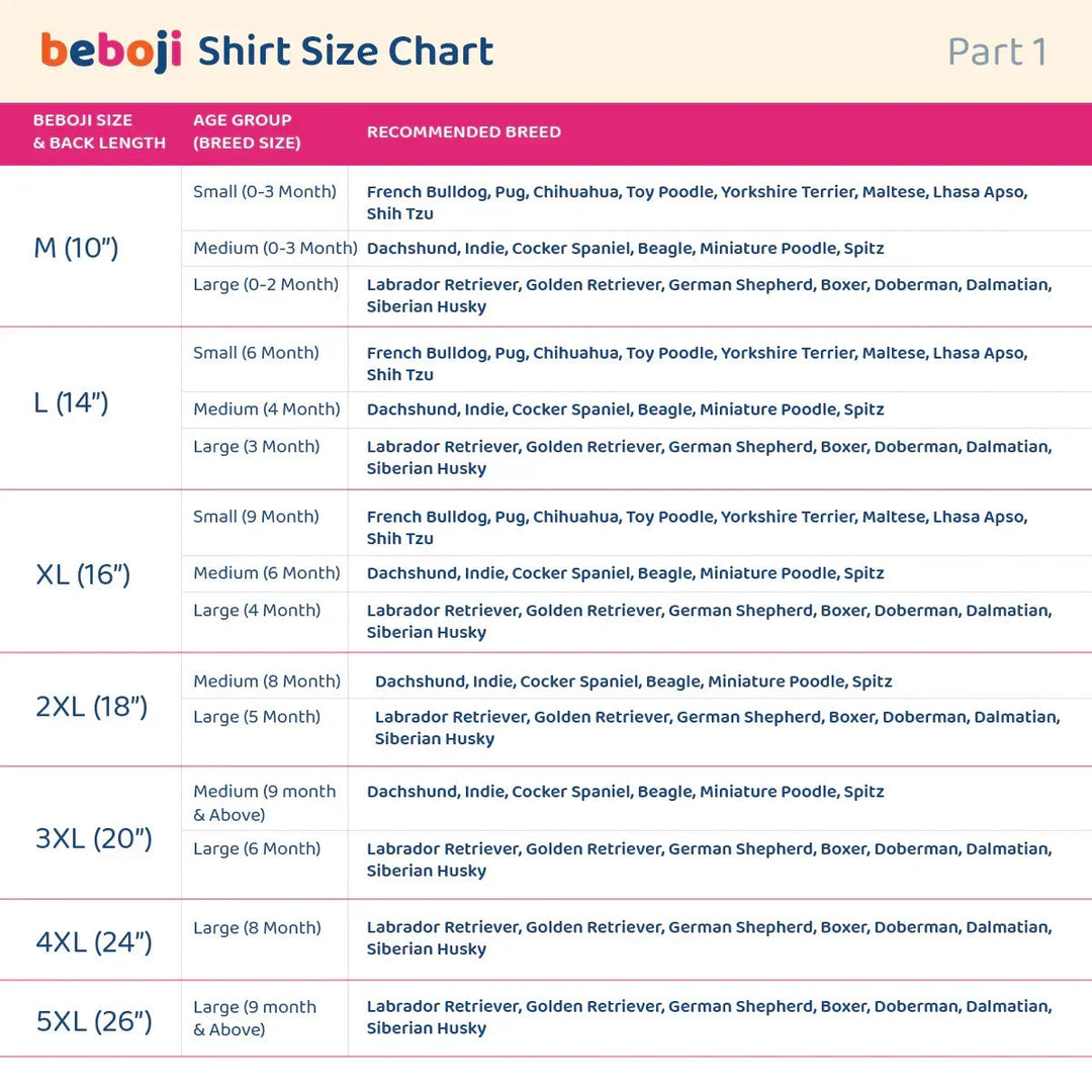 beboji Red Tessellation Dog Shirt - L - Zigly