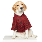beboji Red Tessellation Dog Shirt - L - Zigly