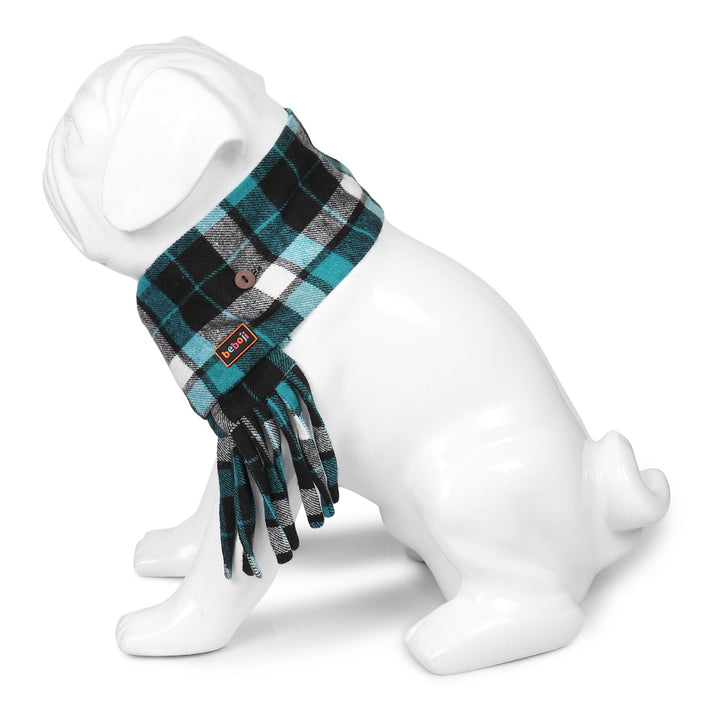 beboji Plaid Checks Muffler for Dogs & Cats