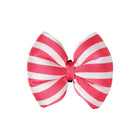 Beboji Girls In Pink Stripe Neck Tie | Detachable & Adjustable Pet Dog Bow tie-S - Zigly