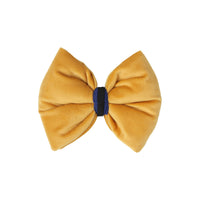 Beboji Creamy Mustard Neck Tie | Detachable & Adjustable Pet Dog Bow Tie