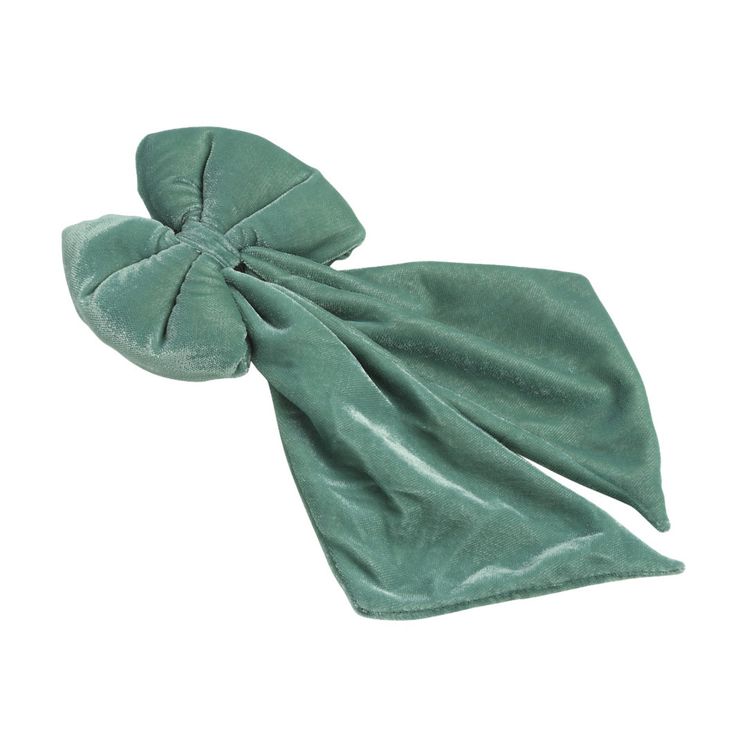 beboji-creamy-green-ribbon-neck-tie-detachable-adjustable-pet-dog-bow-tie