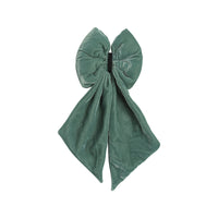 beboji-creamy-green-ribbon-neck-tie-detachable-adjustable-pet-dog-bow-tie