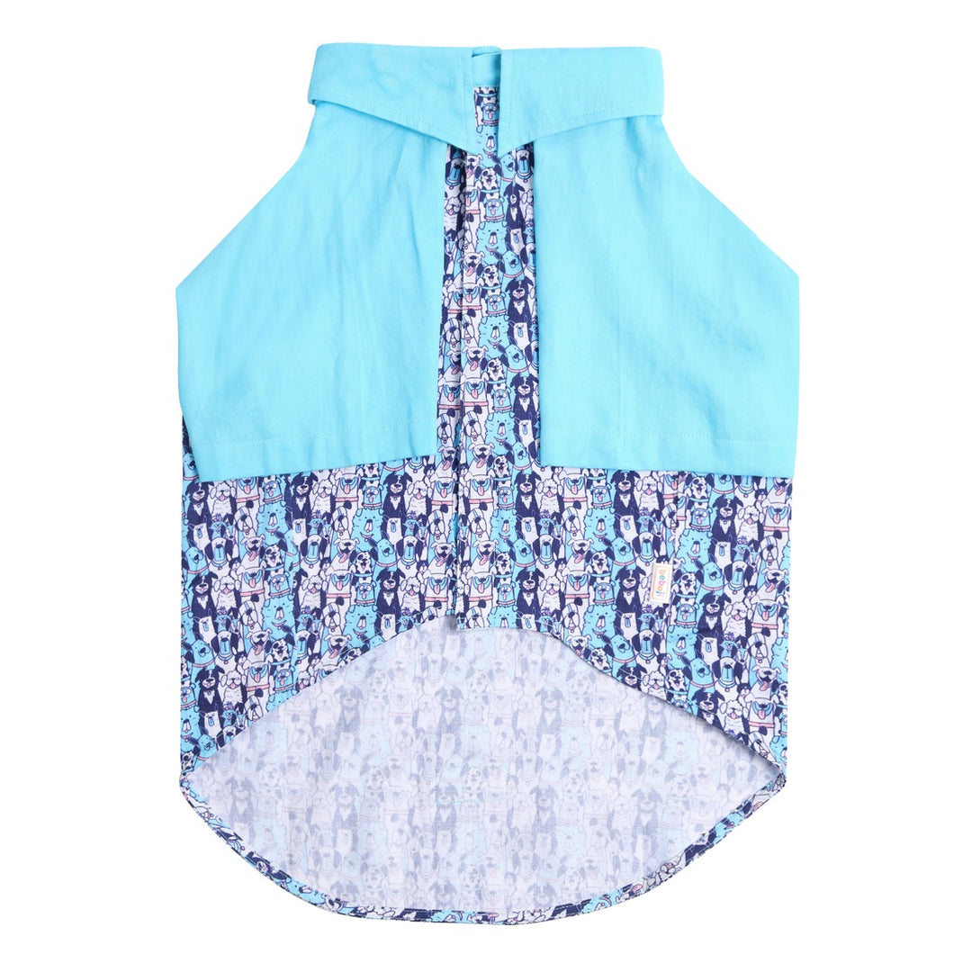 beboji Pack Of Dogs Blue Collar Dog Shirt-4XL