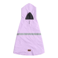 beboji Reflective Raincoat for Dogs with Hoodie -Purple-S