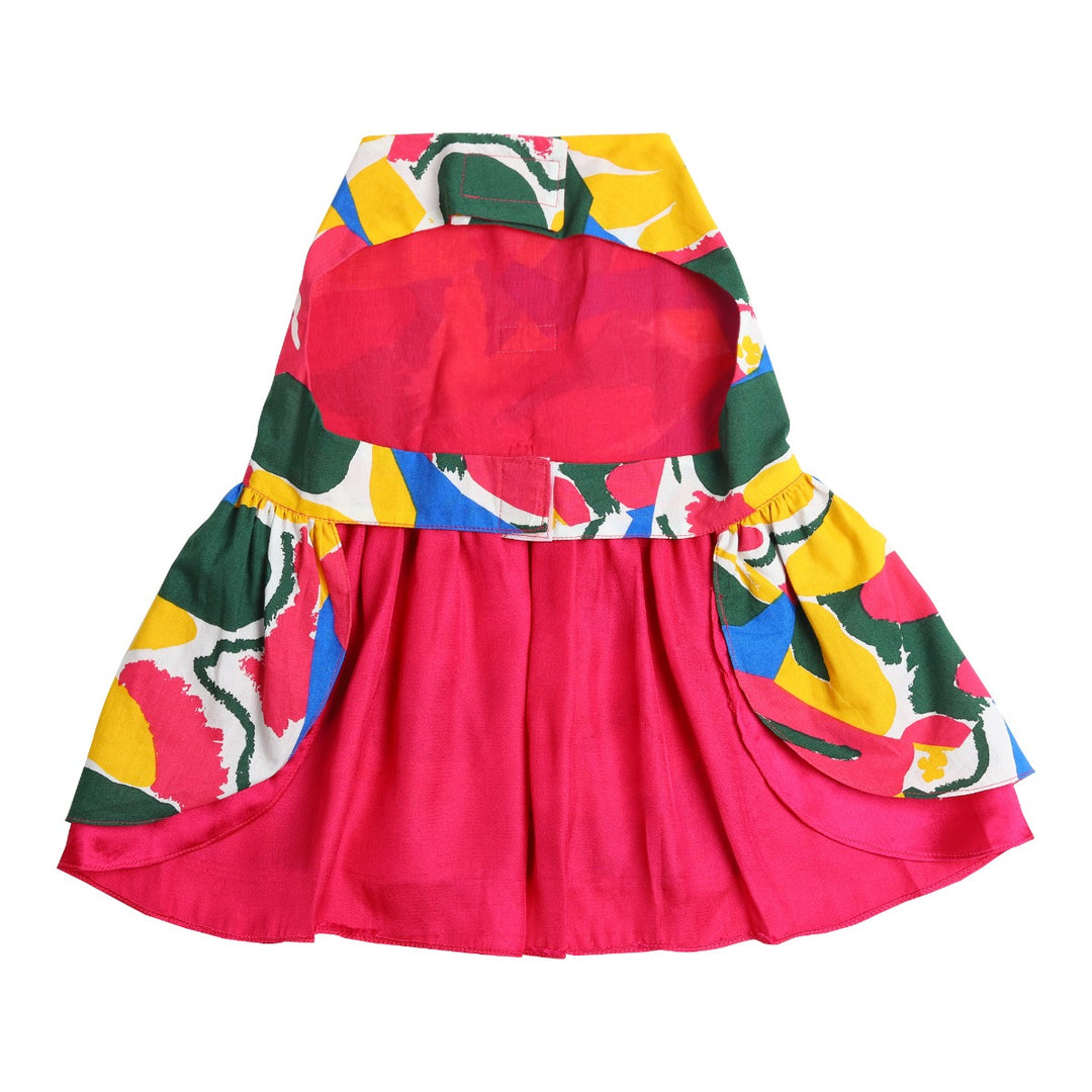 beboji-vibrant-printed-pink-flare-dog-frock