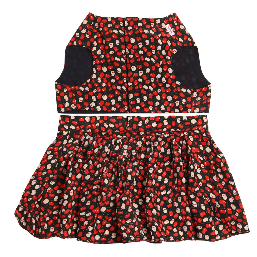 beboji-cherry-printed-flare-set