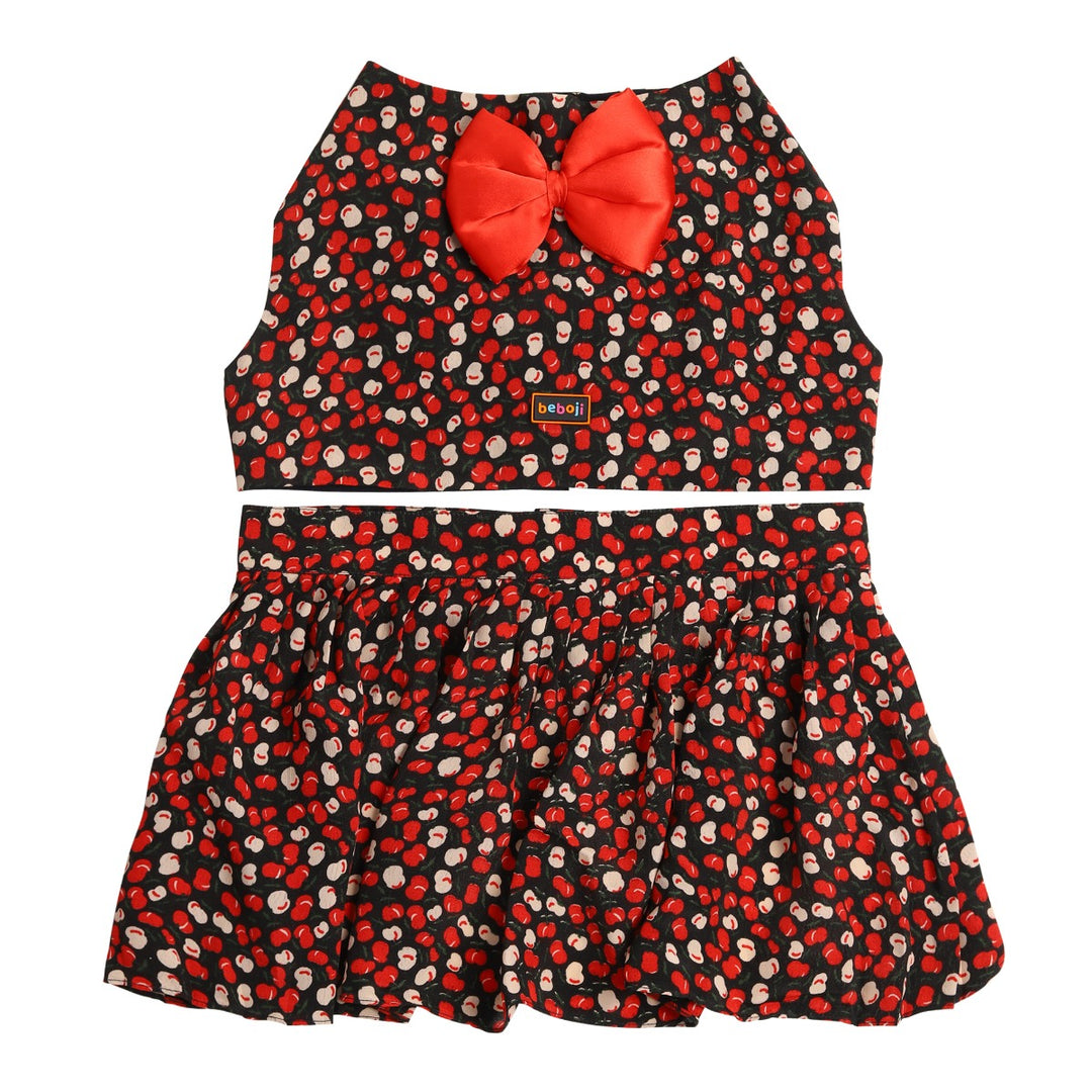 beboji-cherry-printed-flare-set