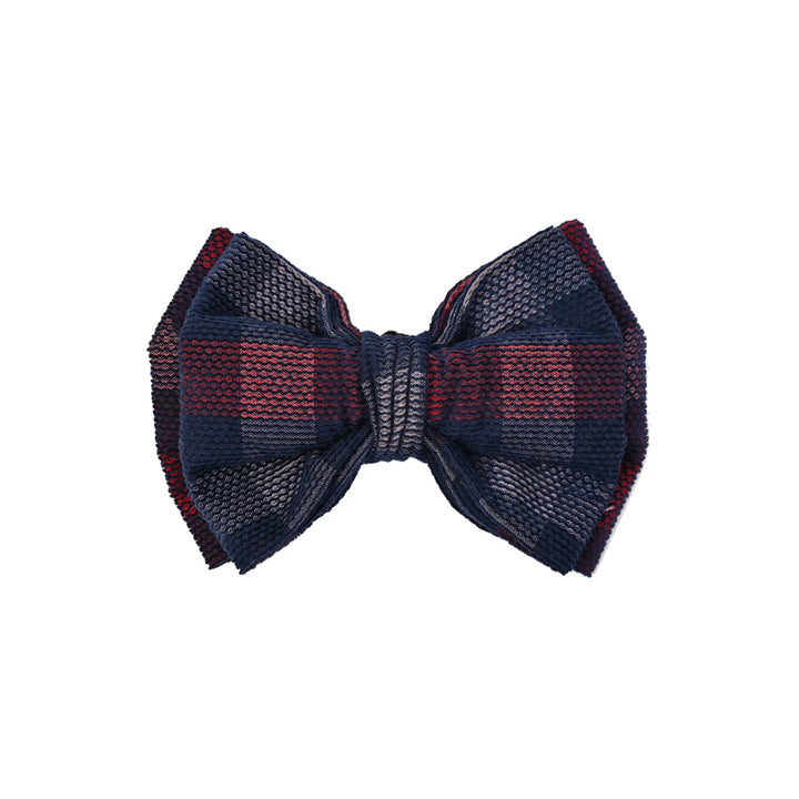 ZL XOXO Highly Classy Furry Dog Bow Tie