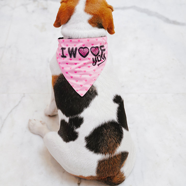 ZL I Woof You Dog Bandana