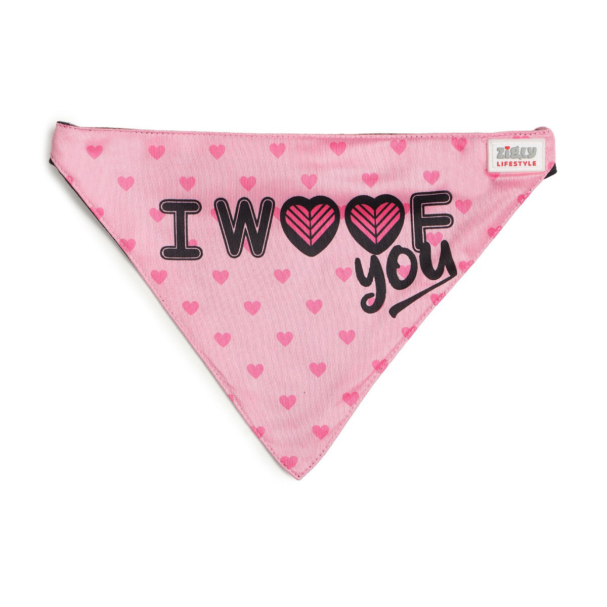 ZL I Woof You Dog Bandana
