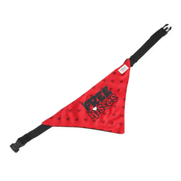 ZL Free Kisses Dog Bandana