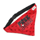 ZL Free Kisses Dog Bandana - Zigly