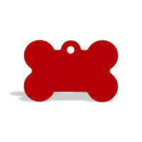 Zigly Personalised Dog & Cat Name Tag - Bone - Small -Assorted Colours