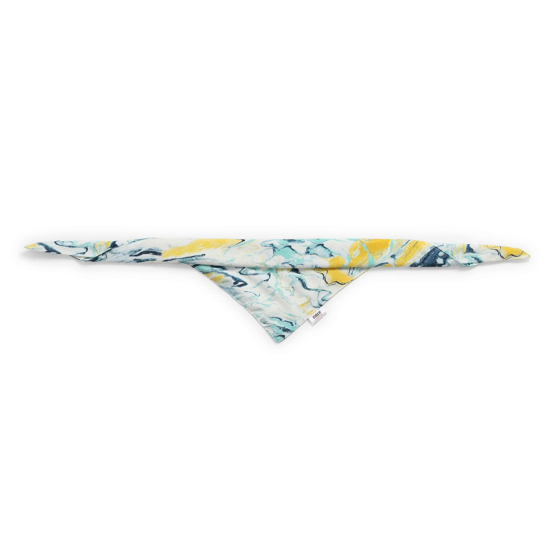 ZL Marble Print Dog Bandana