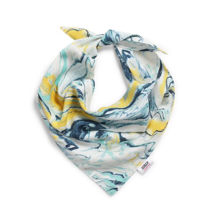 ZL Marble Print Dog Bandana