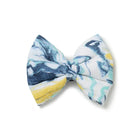 ZL Marble Print Ribbon Dog Bow Tie - Zigly