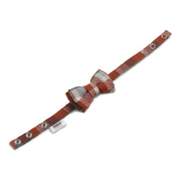 Zl Chocolatey Check Dog & Cat Bow-Tie-Small