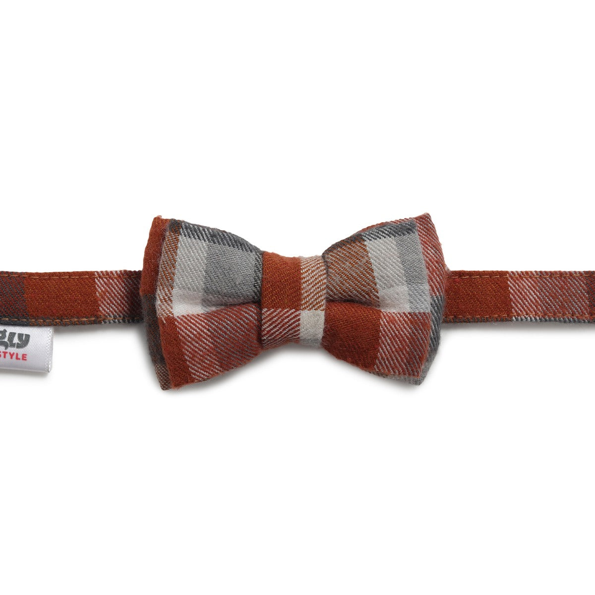 Zl Chocolatey Check Dog & Cat Bow-Tie-Small