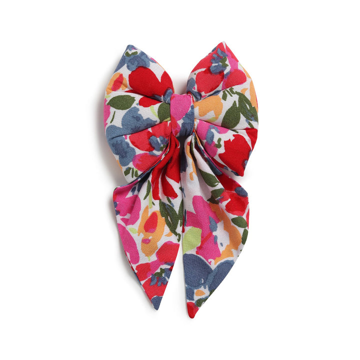ZL Multicolour Floral Cat Bow Tie