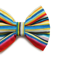 Beboji Stripy Trippy Dog Bow Tie