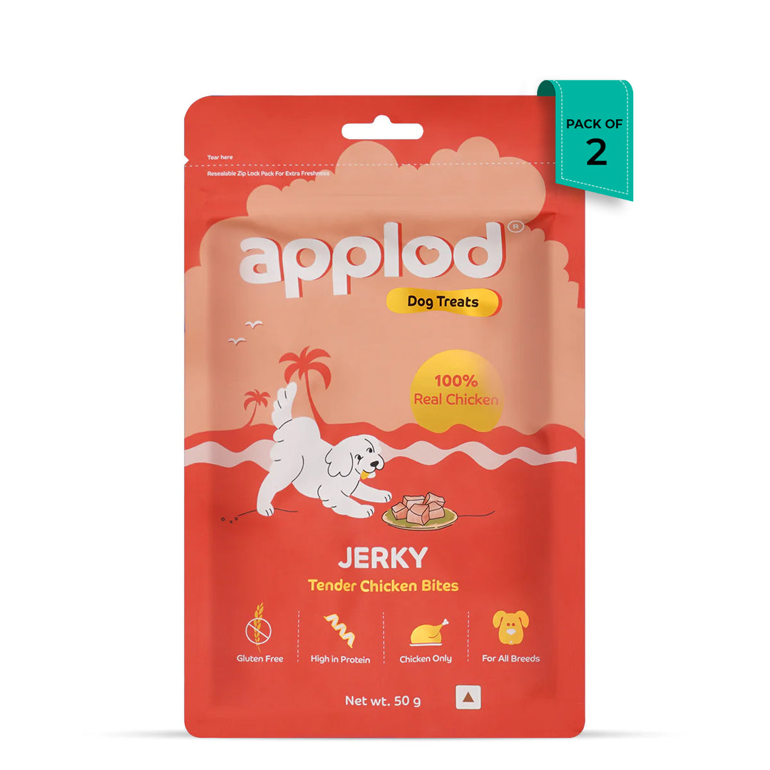 Applod Tender Chicken Jerky Bites Dog Treat - 50g