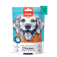 Wanpy Chicken Jerky Strips Dog Treat - 100g