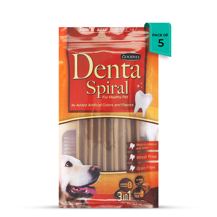 Goodies Grain Free Spiral Dental Dog Treat