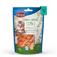 Trixie Premio Cheese Chicken Cubes Cat Treat - 50g