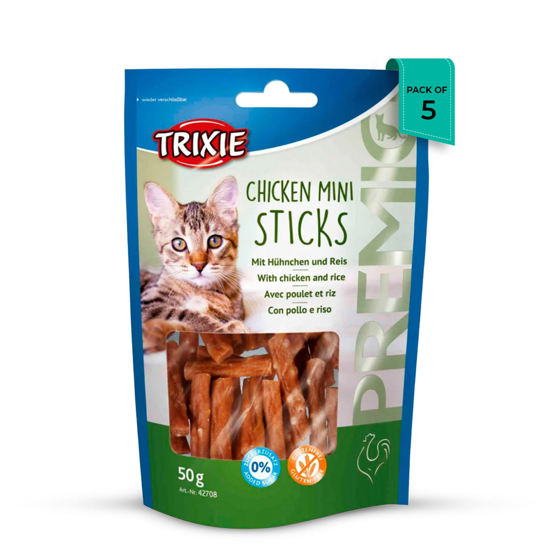 Trixie Premio Chicken Mini Sticks Cat Treat - 50g