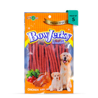 Rena BowJerky Chicken Sticks Dog Meaty Treat - 200g