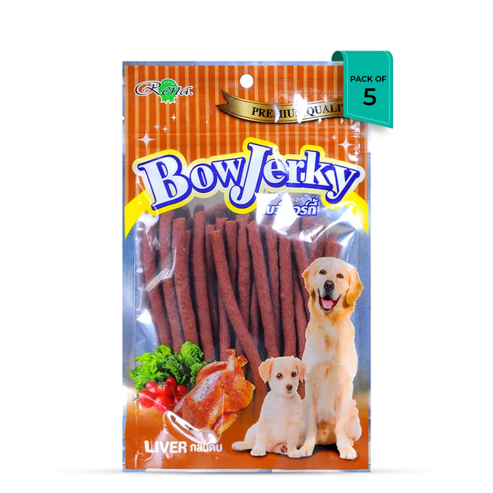 Rena BowJerky Liver Sticks Dog Meaty Treat - 200g