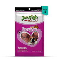 JerHigh Mini Burger Dog Meaty Treat - 100g