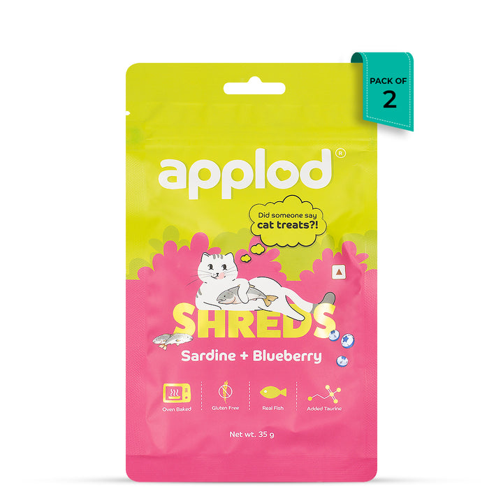 Applod Sardine with Blueberry Cat Treat - 35g