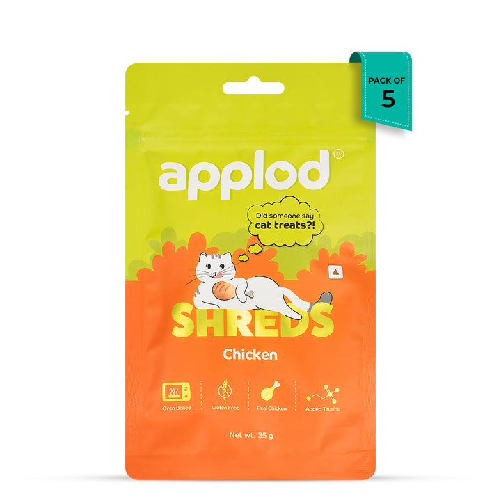 Applod Chicken Shreds Soft Cat Treat - 35g