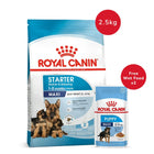 Royal Canin Maxi Starter 2.5 Kg + Royal Canin Maxi Puppy Wet Dog Food (140 gm x 2) - Zigly