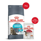 Royal Canin Urinary Care Adult Dry Cat Food - 2 kg + Instinctive Loaf Adult Wet Cat Food - (85gm x 2) - Zigly