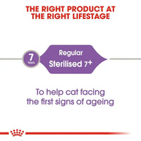 Royal Canin Sterilised 7+ Years Mature Dry Cat Food - All Breed