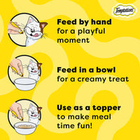 Temptations Creamy Purrrr-ee Chicken and Tuna Flavour Meaty Cat Treat - 48 gm (12 gm x 4 Pcs)