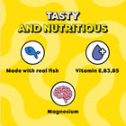 Temptations Creamy Purrrr-ee Chicken and Tuna Flavour Meaty Cat Treat - 48 gm (12 gm x 4 Pcs)