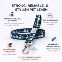 Zigly Lifestyle Tropical Tails Dog Leash