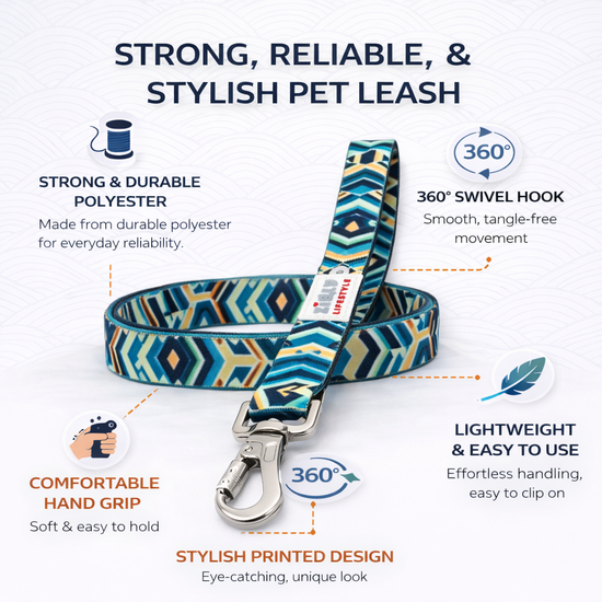 Zigly Lifestyle Tropical Tide Dog Leash