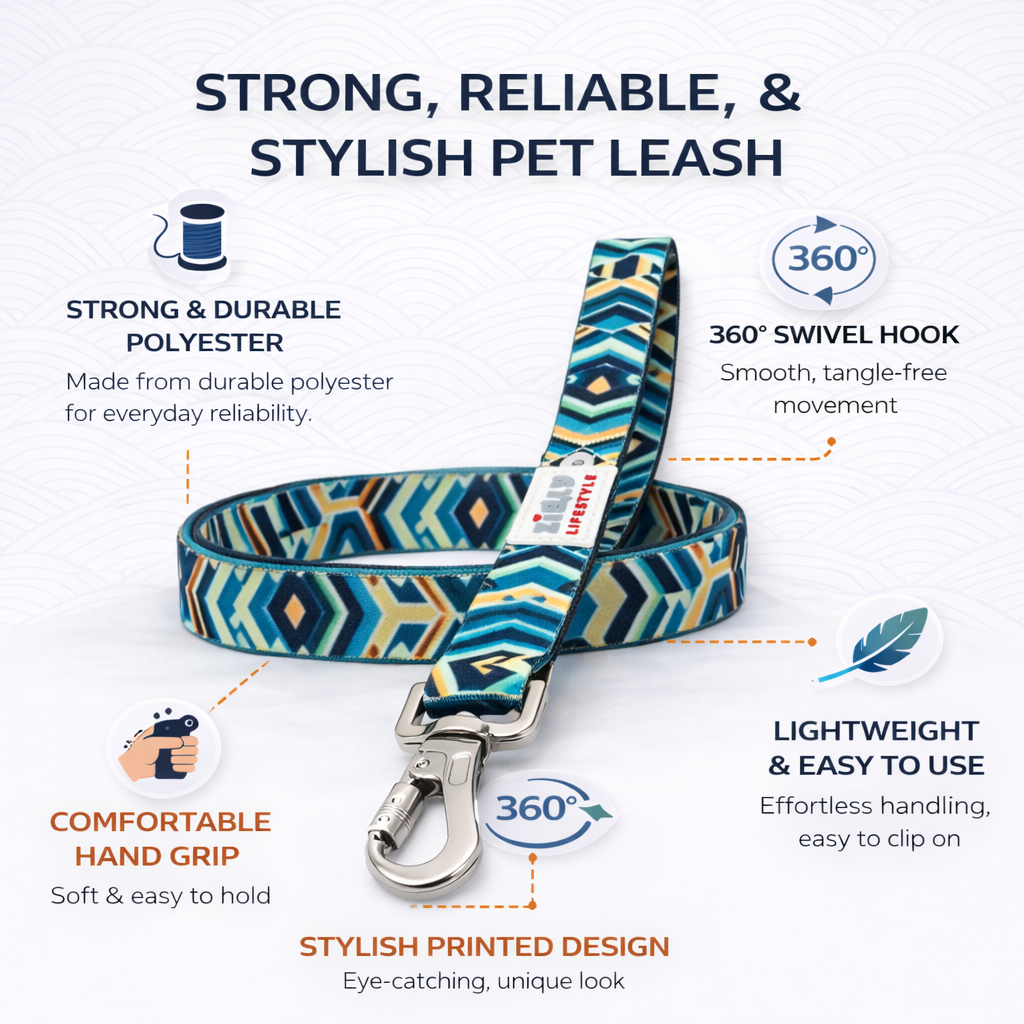 Zigly Lifestyle Tropical Tide Dog Leash