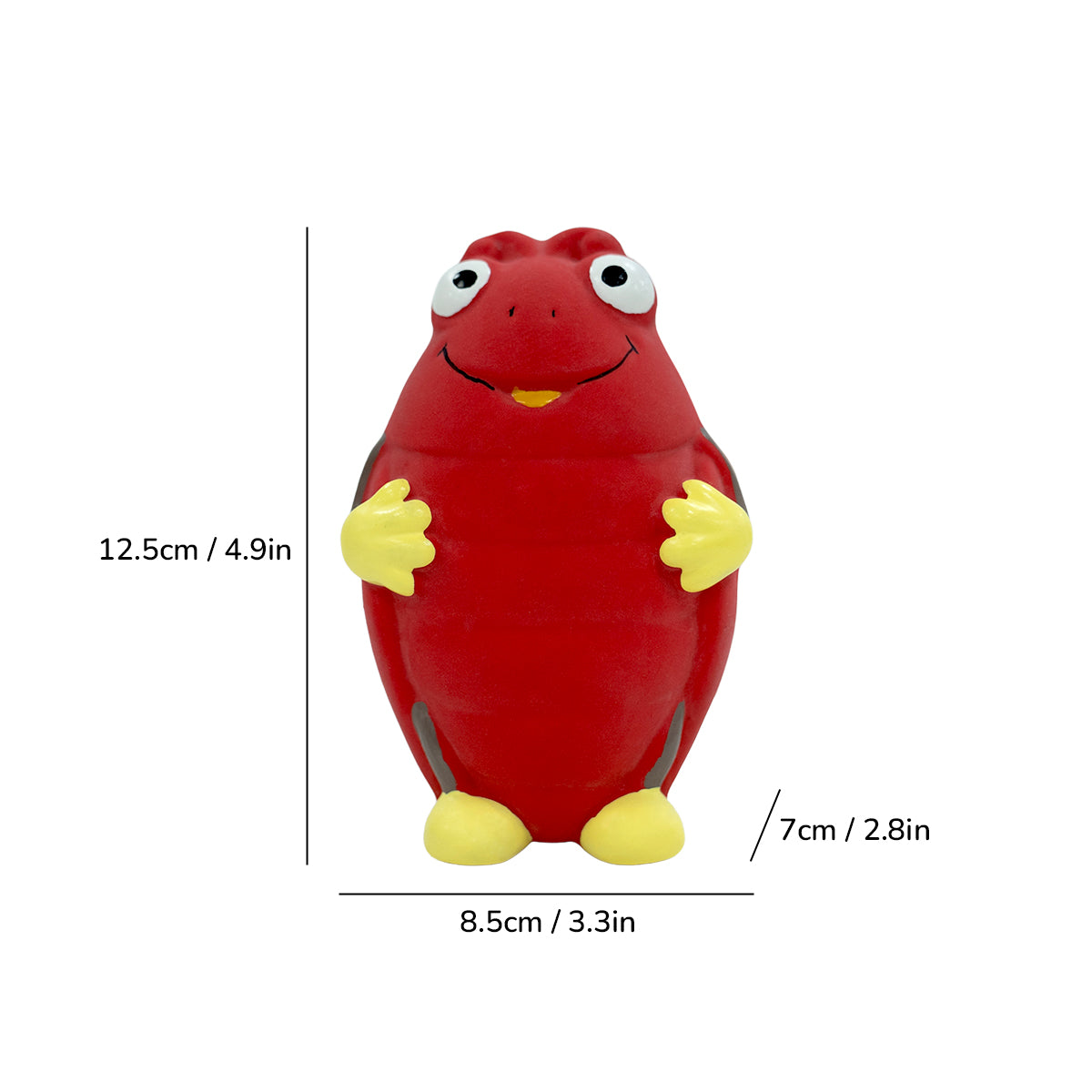 ZL Buzzy Beetal Squeaker Dog Toy