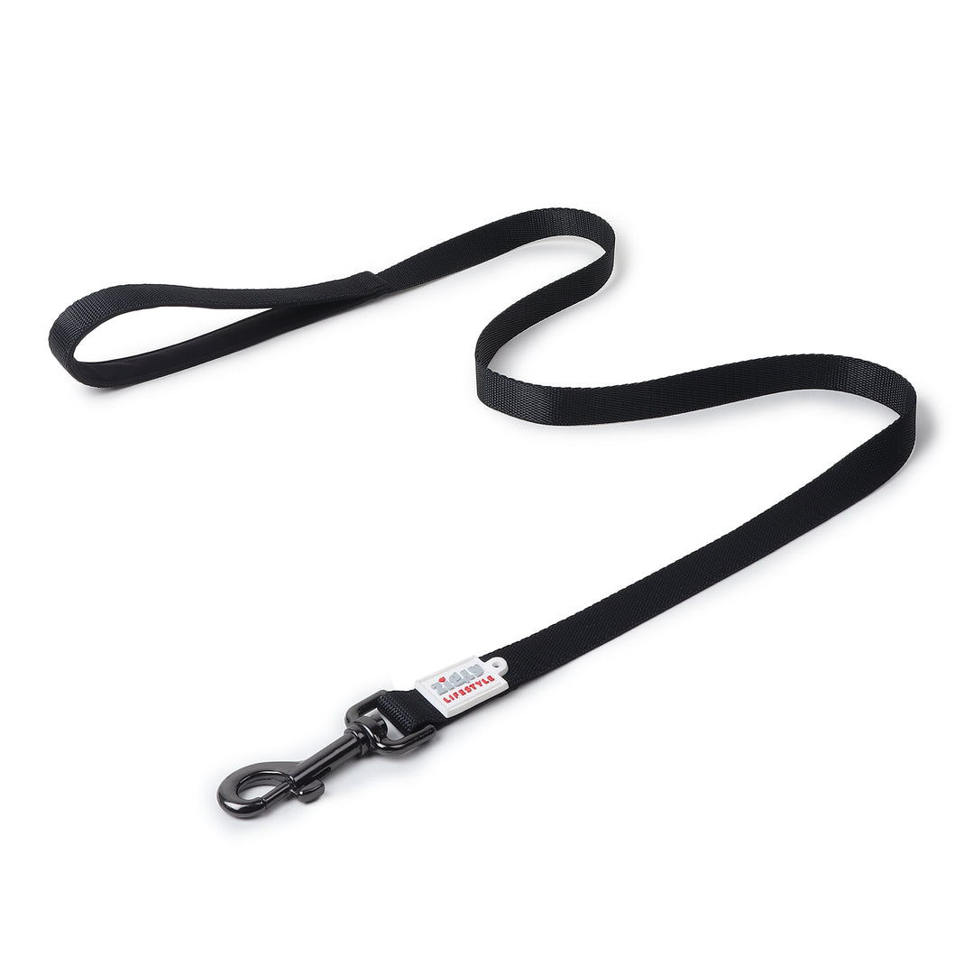 ZL Classic Padded Dog Leash – Black