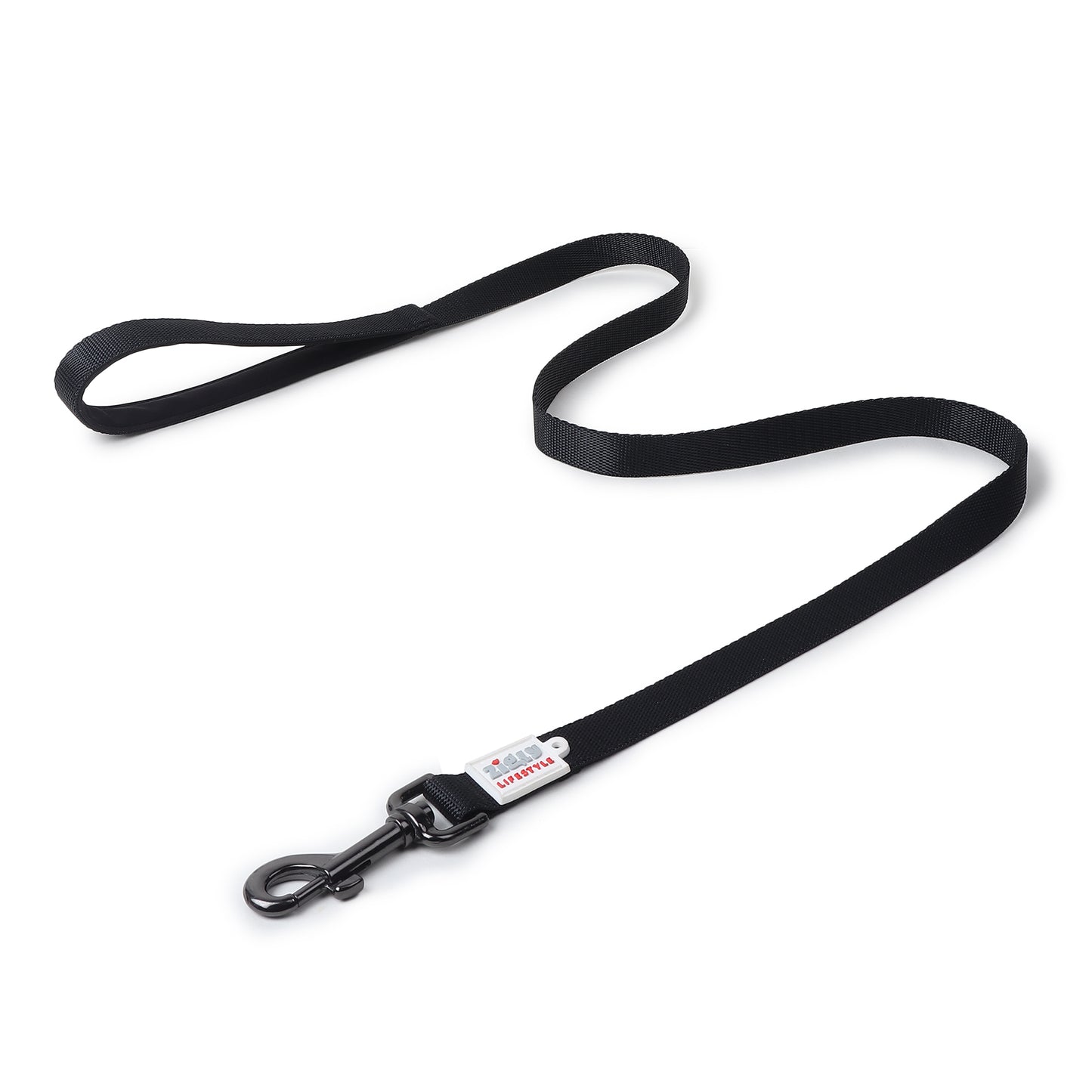 ZL Classic Padded Dog Leash – Black