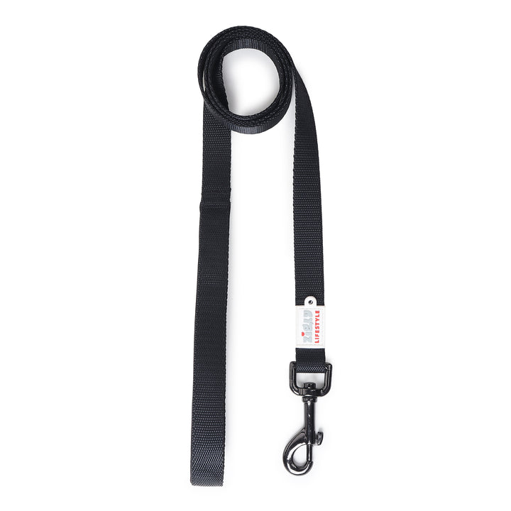 ZL Classic Padded Dog Leash – Black