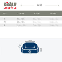 ZL Forest Leafy Lounger Dog Bed - Green