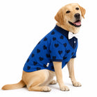 ZL Love Stitch Blue Heart Tux Dog T-Shirt