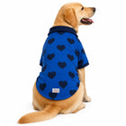 ZL Love Stitch Blue Heart Tux Dog T-Shirt